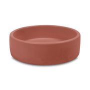 Nood Co Bowl round above-counter basin by Tilemall in musk, 400mm diameter