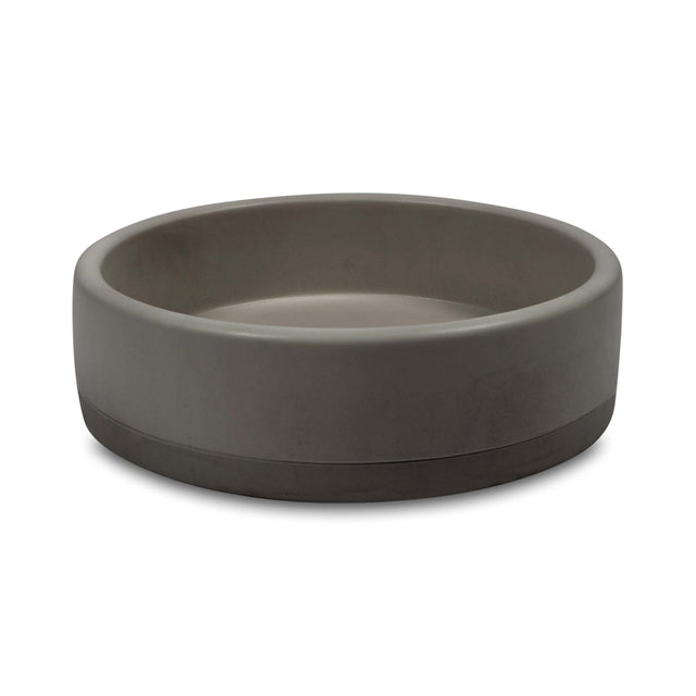 Nood Co Bowl Two Tone Surface Mount Basin Mid Tone Grey Bathroom Basin Nood Co Default Title  