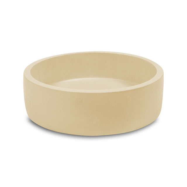 Nood Co Hoop Surface Mount Basin Custard Bathroom Basin Nood Co Default Title  