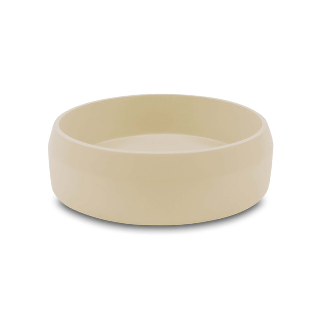 Nood Co Prism Circle Surface Mount Basin Custard Bathroom Basin Nood Co Default Title  