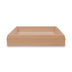 Nood Co Prism Rectangle Surface Mount Basin Pastel Peach