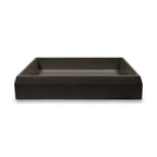 Nood Co Prism Rectangle Wall Hung Basin Charcoal