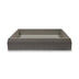 Nood Co Prism Rectangle Wall Hung Basin Mid Tone Grey