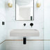 Nood Co Prism Rectangle Wall Hung Basin Morning Mist
