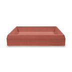 Nood Co Prism Rectangle Wall Hung Basin Musk