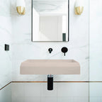 Nood Co Prism Rectangle Wall Hung Basin Nood