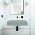 Nood Co Prism Rectangle Wall Hung Basin Rowboat