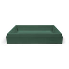 Nood Co Prism Rectangle Wall Hung Basin Teal