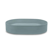 Nood Co Pill wall-hung basin by Tilemall in rowboat, oval shape 580x380mm