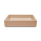 Nood Co Vesl Rectangle Surface Mount Basin Pastel Peach