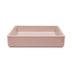 Nood Co Vesl Rectangle Wall Hung Basin Blush Pink