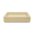Nood Co Vesl Rectangle Wall Hung Basin Custard