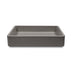 Nood Co Vesl Rectangle Wall Hung Basin Mid Tone Grey