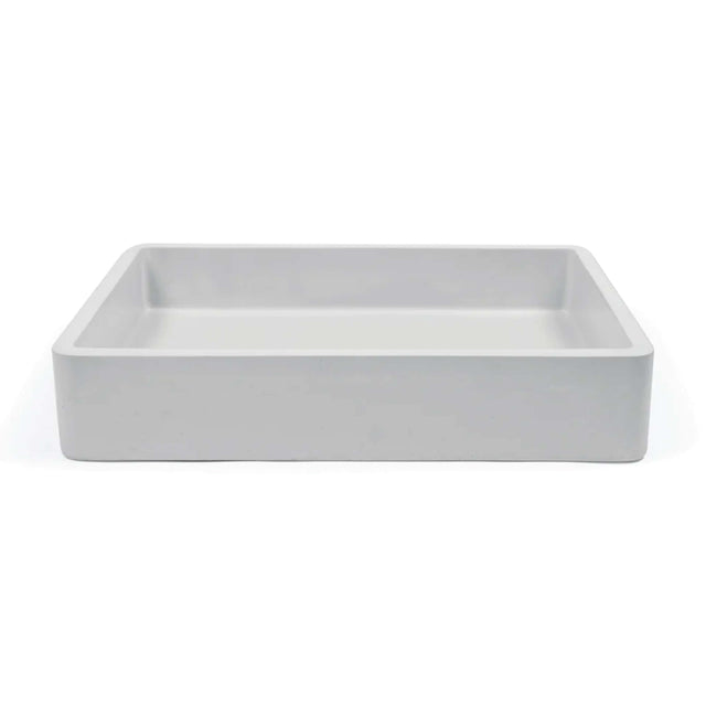 Nood Co Vesl Rectangle Wall Hung Basin Morning Mist Bathroom Basin Nood Co Default Title  