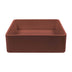 Nood Co Vesl Square Surface Mount Basin Clay