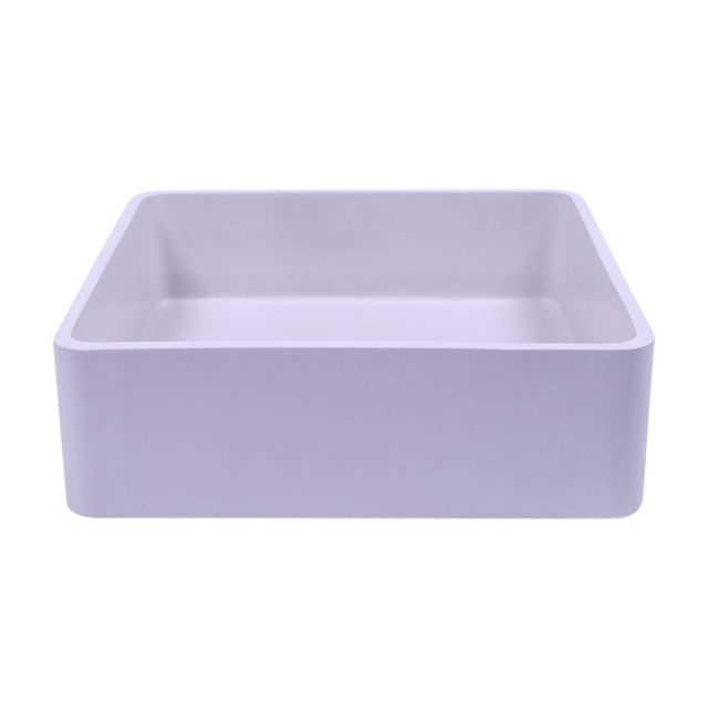 Nood Co Vesl Square Surface Mount Basin Lilac Bathroom Basin Nood Co Default Title  