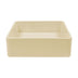 Nood Co Vesl Square Wall Hung Basin Custard