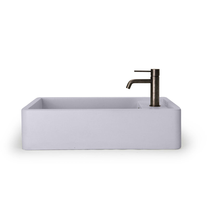 Nood Co Shelf 02 Surface Mount Basin No Overflow Lilac Bathroom Basin Nood Co 1 Tap Hole  