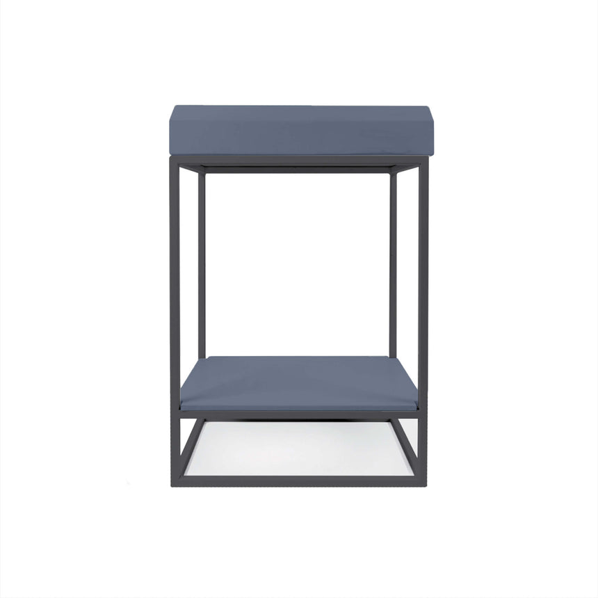 Nood Co Prism Rectangle Vanity Set Basin Copan Blue Bathroom Basin Nood Co Black  