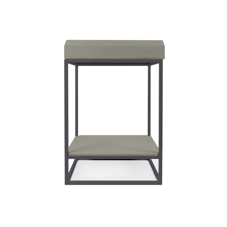 Nood Co Prism Rectangle Vanity Set Basin Olive Bathroom Basin Nood Co Black  