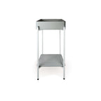 Nood Co Vesl Square Stand Basin Sky Grey