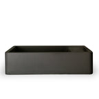 Nood Co Shelf 02 Surface Mount Basin with Overflow Charcoal