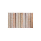 Apollo Mosaic Concave 198x318mm Natural Stone Honed Terra