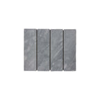 Apollo Mosaic Rectangle 60x200mm Natural Stone Tumbled Ice