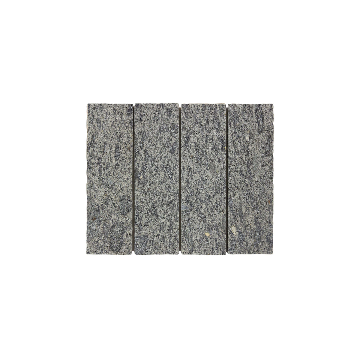 Apollo Stone 60x200mm tumbled pepper marble mosaic tiles in stacked arrangement by Tilemall