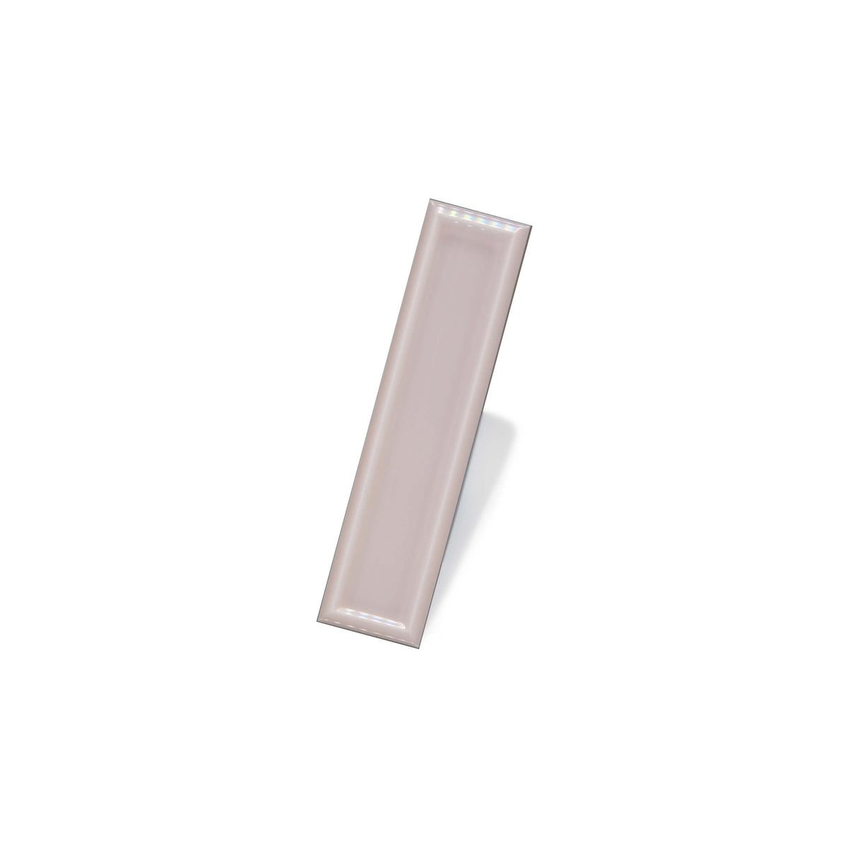 Hamilton 68x280mm gloss pink subway ceramic tile by Tilemall with reflective surface