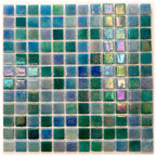 Leyla Mosaic Square 25x25mm Gloss Byron Bay