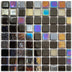 Leyla Mosaic Square 25x25mm Gloss Manhattan