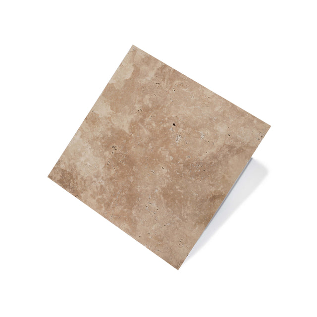 Classic Light Travertine 406x406x12 Honed/Unfilled Tile Natural Stone Europe Importer Default Title  