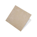 Ivory Travertine Paver 406x406x30 Honed/Unfilled Ivory Natural Stone Brush Tumbled