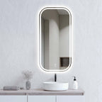 Newport Soft Square Frameless LED Mirror 900x450