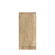 Otti Byron natural oak 415mm laundry base cabinet by Tilemall, front view