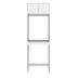 Tall Washing Machine Cabinet Matte White 2100