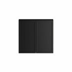 Bondi Hampshire Wall Cabinet Satin Black 630