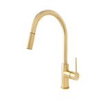 ADP Bloom Pull Kitchen Mixer Brushed Brass