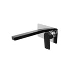 ADP Cosmopolitan Wall Basin Mixer Chrome & Black