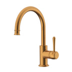 ADP Eternal Goosenk Basin Mixer Brushed Brass