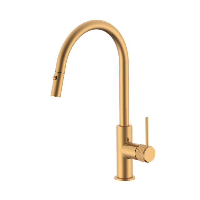 ADP Soul Groove Pull Kitchen Mixer Brushed Brass Tapware ADP Default Title  