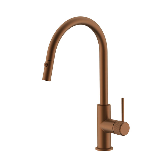 ADP Soul Groove Pull Kitchen Mixer Brushed Copper Tapware ADP Default Title  