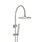 ADP Soul Gooseneck Twin Shower Set Brushed Nickel