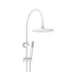 ADP Soul Gooseneck Twin Shower Set Matte White