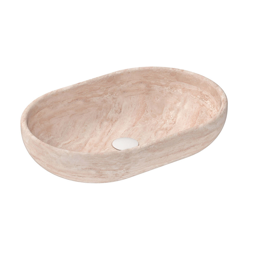 ADP Ollie Above Counter Basin Travertine Bathroom Basin ADP Default Title  
