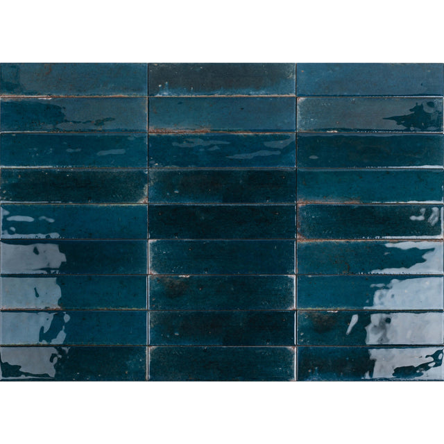 Toulouse 60x240 Gloss Blue Subway Tilemall   