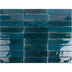 Toulouse 60x240 Gloss Blue Subway Sample