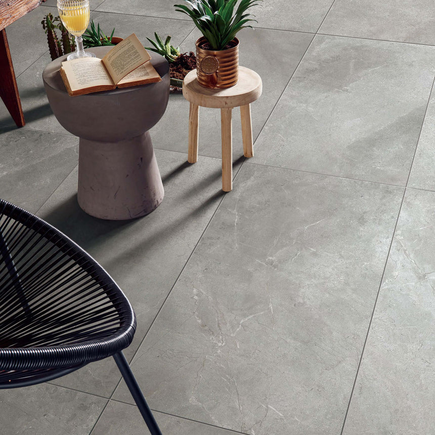 Chiswick 75x300 Honed Grey Stone Look Tiles Tilemall