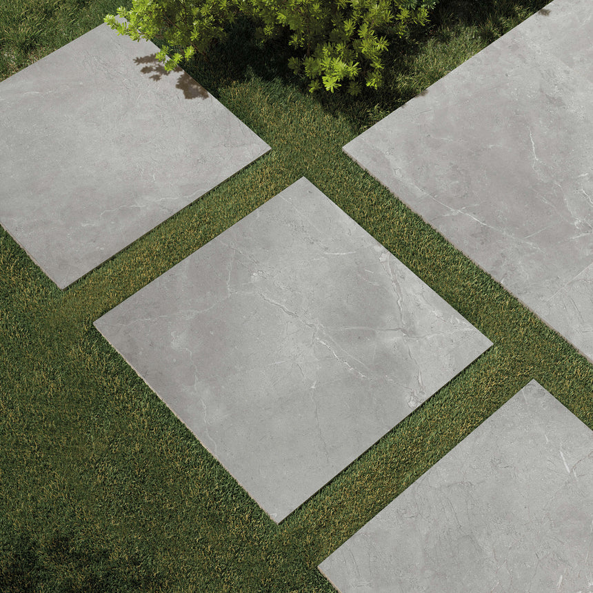 Chiswick 75x300 Honed Grey Stone Look Tiles Tilemall